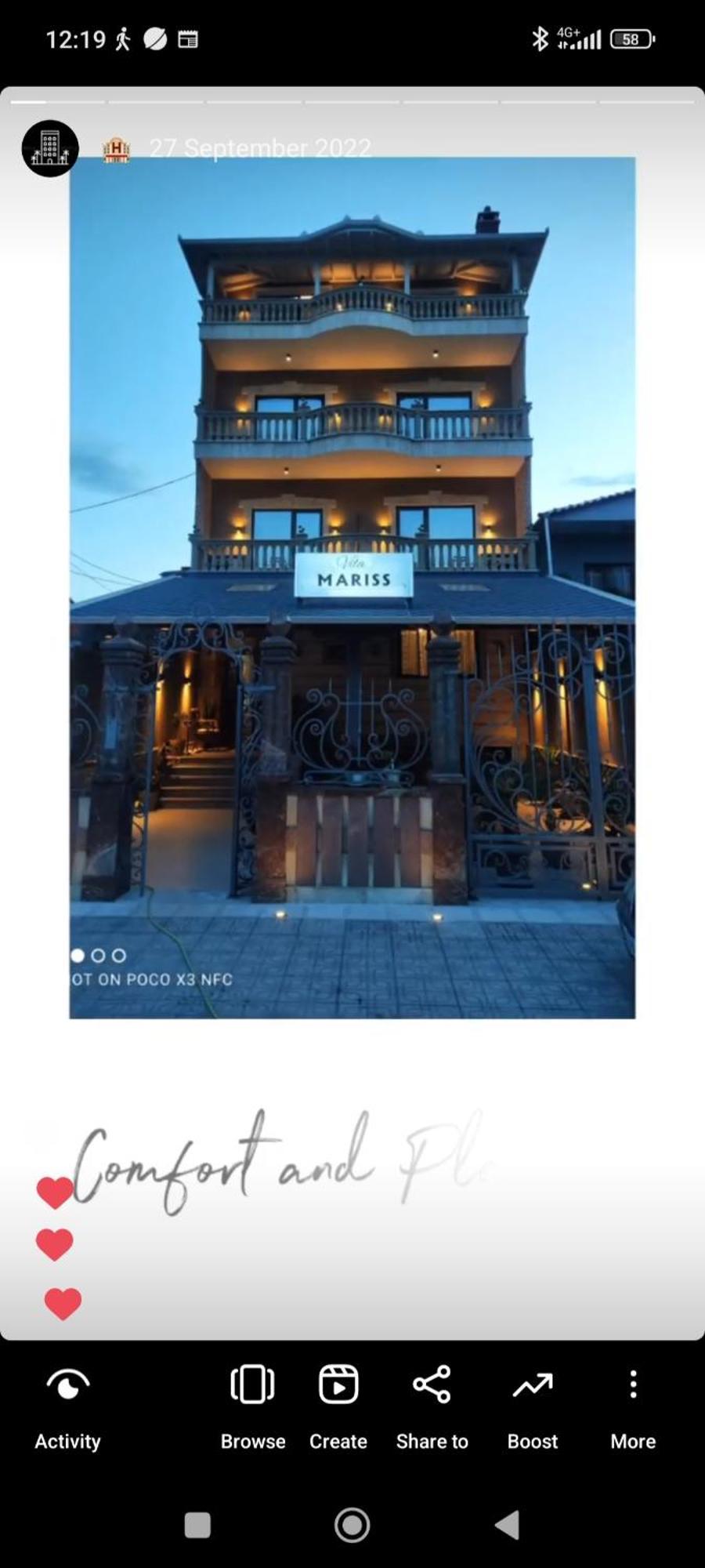 Vila Mariss 코르처 외부 사진